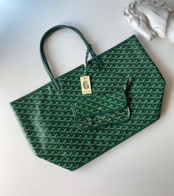 Chevron Pattern Tote Bag with Matching Pouch - view 10