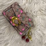 Cherry Print Mini Crossbody Bag with Charm - view 2