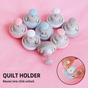 Sheet Quilt Clip One Key Unlock Duvet Cover Fastener Clip Non Slip Blanket Buckle Retainer Clip Pack of 4 - High Quality