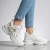Women's Chunky Platform Sneakers - Lace-Up Casual Shoes - photo 1