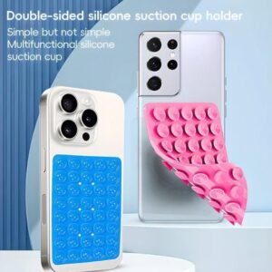 Silicon Double Sided Mobile Suction Pad - for Home Use