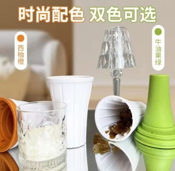 Silicon glass shape ice maker - Durable Design