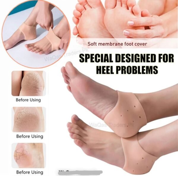 Silicon Half heel Pair - with Cash on Delivery