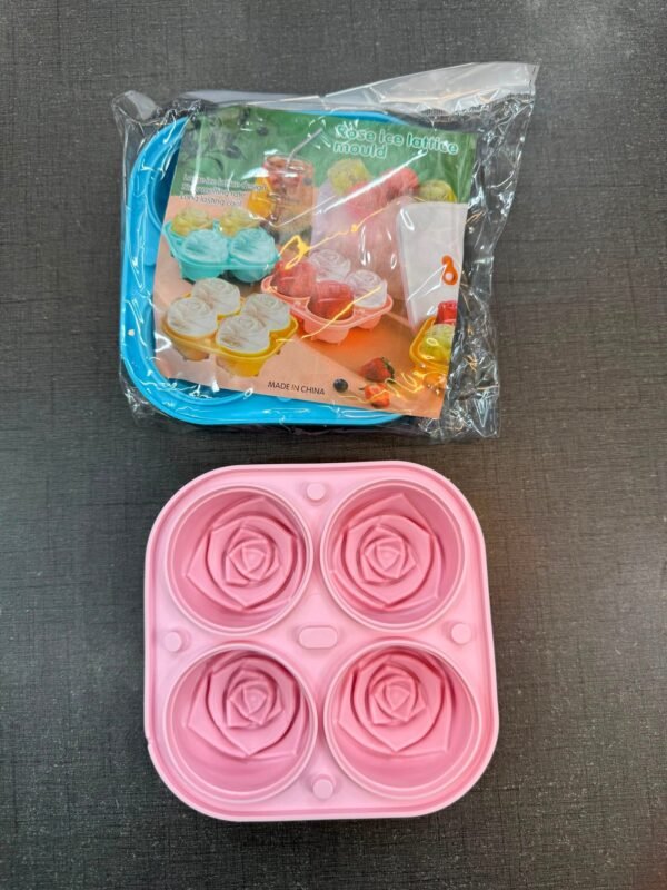 Silicon Rose Shaped Ice & Multipurpose Mold - with Cash on Delivery