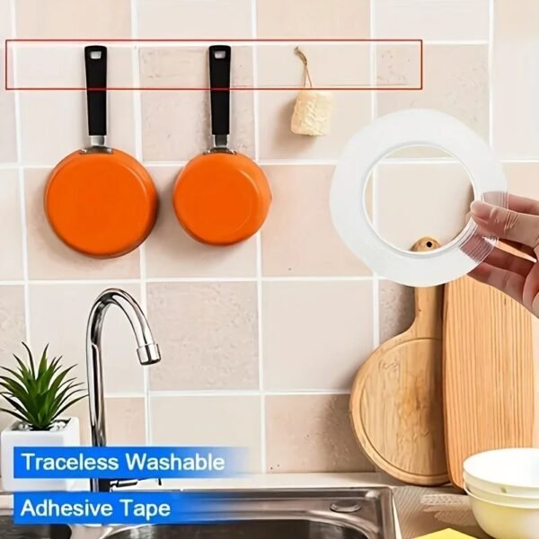 Silicone Double Sided Nano Tape 5 Meter - Durable Design