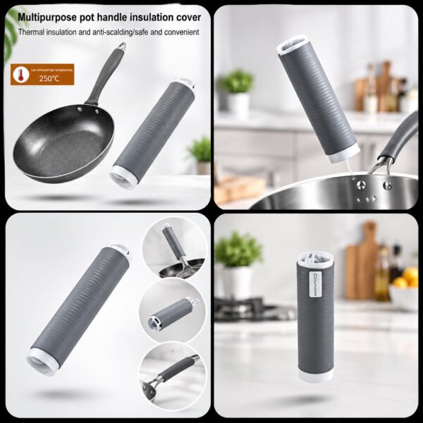 Silicone pot handle cover heat insulation & anti-scaldin - Durable Design