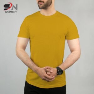 Lemon Simple Plain T-shirt For Men & Boys - Comfortable Fit Design