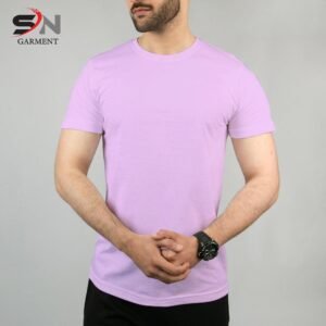 Purple Simple Plain T-shirt For Men & Boys - Premium Fabric Quality