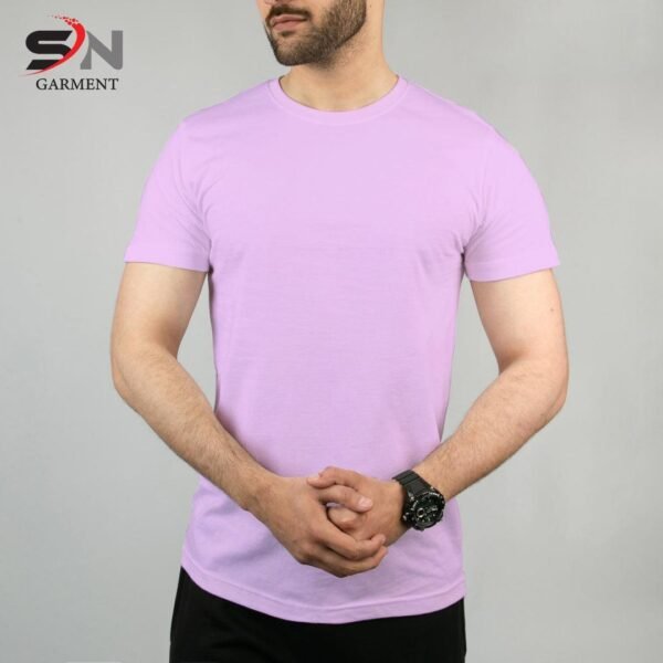 Purple Simple Plain T-shirt For Men & Boys - Premium Fabric Quality
