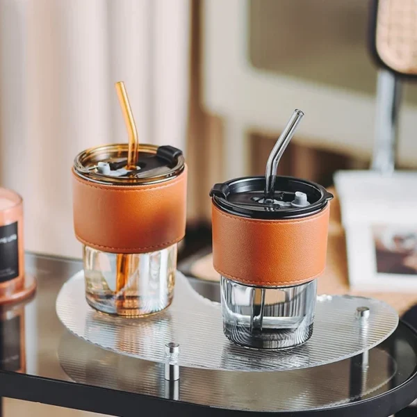 slub-glass-drink-cup-sipper-with-lid-and-straw-creative-glas-1