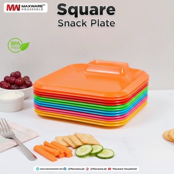 Snack Plate Square(2 pcs) - with Cash on Delivery