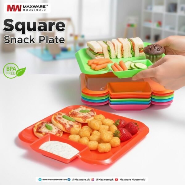 Snack Plate Square(2 pcs) - with Cash on Delivery