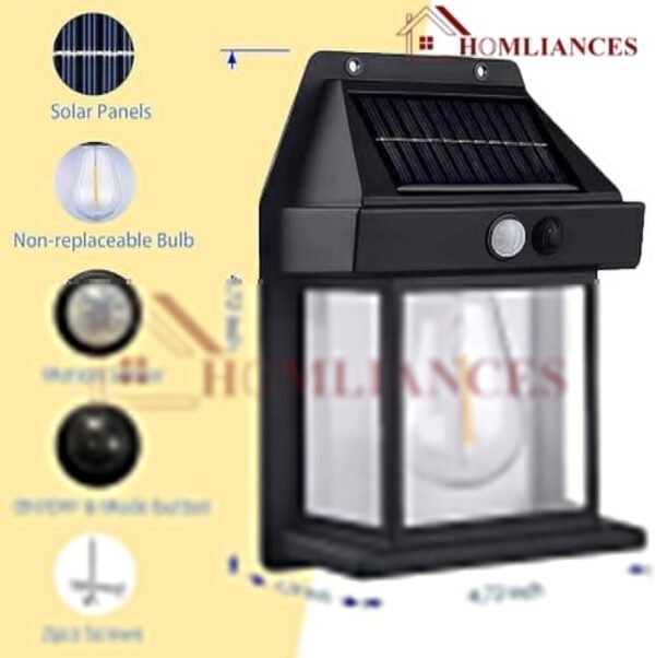 Solar Interaction Wall Lamp - Durable Design