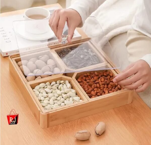 Square dry fruit tray - for Home Use