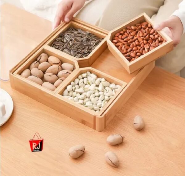 Square dry fruit tray - for Home Use