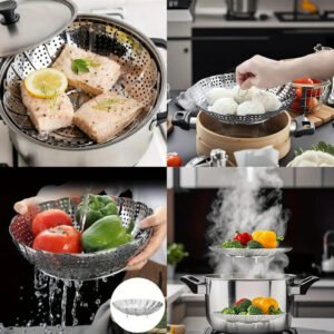 Stainless Steel Foldable Food Steamer - Best Price in Pakistan