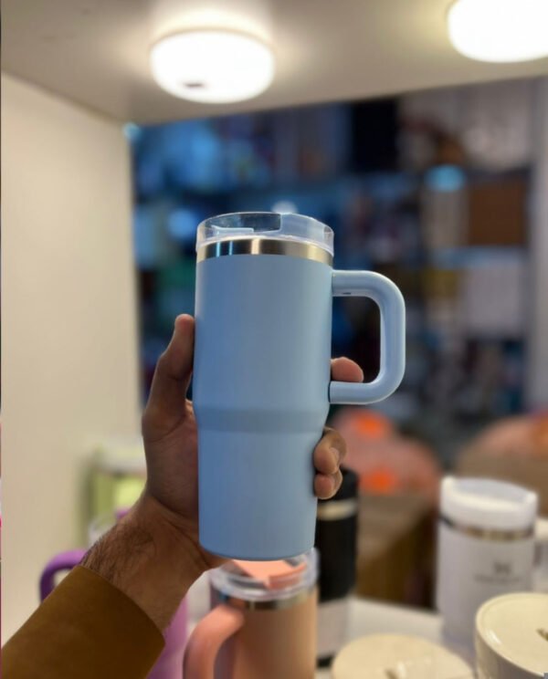 Stainless Steel Kids Tumbler With Straw 20 oz (420 ML) White Box - with Cash on Delivery