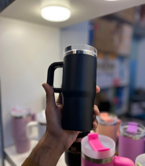 Stainless Steel Kids Tumbler With Straw 20 oz (420 ML) White Box - with Cash on Delivery
