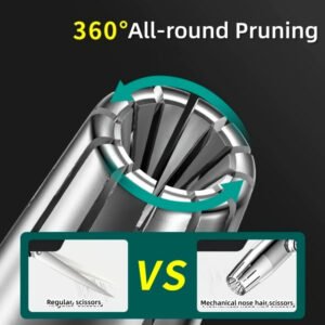 Stainless Steel Manual Nose Trimmer Mechanical Nose Hair Trimmer Shaving And Unwanted Hair Removal Tool - Online in Paki