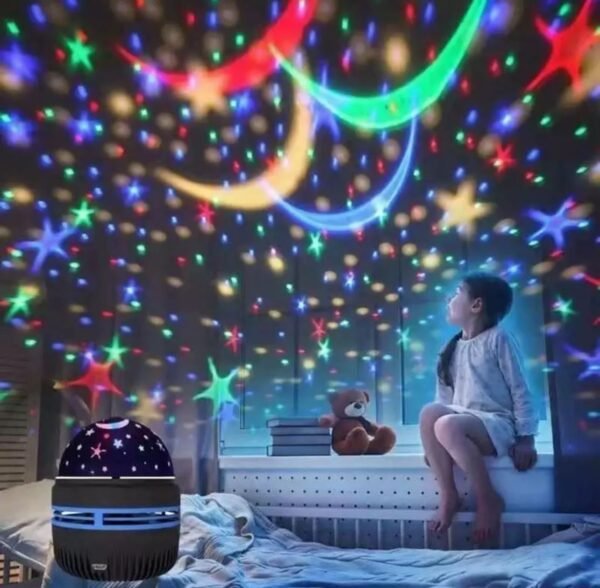 Starry light projector table lamp bedroom crystal magic ball lamp - High Quality