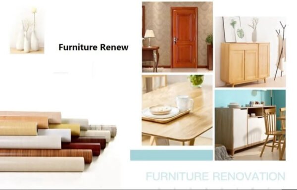 Sticker Waterproof PVC Vinyl Wood Grain For Car Kitchen Wardrobe Cabinet Furniture Door - with Cash on Delivery