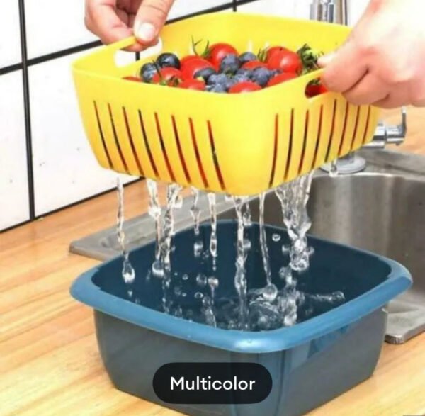 Fruit drain basket - Durable Design