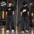 Kids Track Suit – Cotton T-Shirt & Baggy Trouser Set for Boys, 4 Sizes