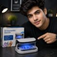 UV Counterfeit Bill Money Detector Small Footprint Compact Rechargeable Lightweight Bills Credit Cards Banknote Passport