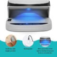 UV Counterfeit Bill Money Detector Small Footprint Compact Rechargeable Lightweight Bills Credit Cards Banknote Passport