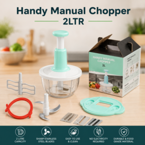 Vegetable food chopper Handy Manual Chopper 2L - Durable Design