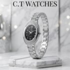 Ladies Crystal Stone Watch - Oval Dial Bracelet Watch with Gift Box – gift box - photo 9