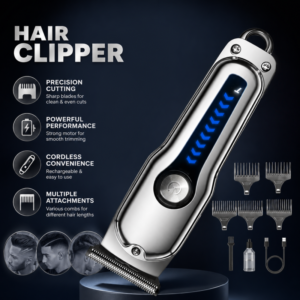 VRG Advanced Home Cordless Hair Clippers Adjustable Cutting USB Rechargeable Trimmer Men Hair Cutting Machine for Men