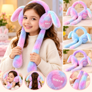 Warm Furry Ear Muffs Colorful Rabbit Ear Covers Cute Bunny Plush Ear Muffs Student Ear Covers - Durable Design