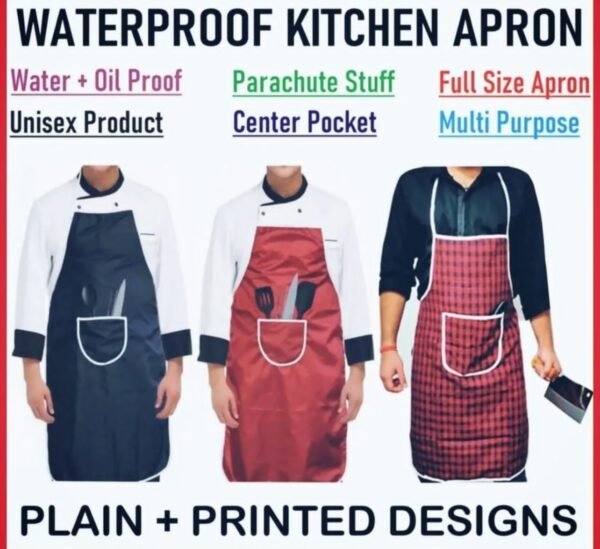 Waterproof Kitchen Apron - Durable Design