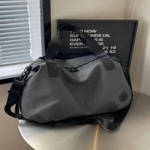 Waterproof Large Capacity Fitness Bag Travel Handbag Womens Short Trip Lightweight Luggage Mens Shoulder Crossbody Bag -