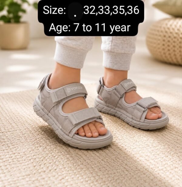 Kids Two-Strap Summer Sandals - Soft Comfortable Daily Wear Sandals - photo