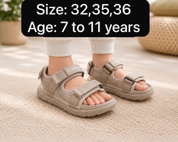 Kids Two-Strap Summer Sandals - Soft Comfortable Daily Wear Sandals - photo