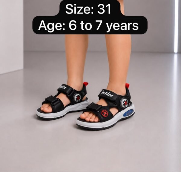 Kids Junior Strap Sandals - Lightweight Summer Sandals for Boys and Girls - photo