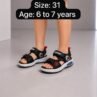Kids Junior Strap Sandals - Lightweight Summer Sandals for Boys and Girls - photo