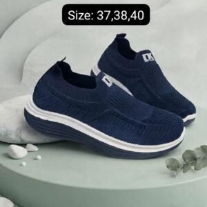 Medicated Slip-On Walking Shoes - Soft Knit Comfort Shoes for Adults - photo