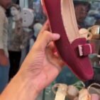 Girls Bow Loafers - Soft Satin Slip-On Pumps for Kids - photo