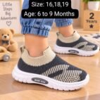 Baby Slip-On Sneakers - Soft Knit First Shoes for Infants - photo