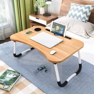 Wooden Laptop Table Deluxe Quality (Random Color)
