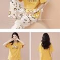 Yellow Printed Nightwear For For Women & Girls - for Daily Wear