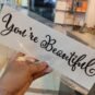 You're beautiful sticker - with Cash on Delivery