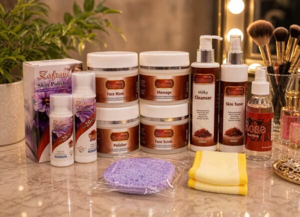 Zafrani Facial Deal – Complete Skincare Kit with Skin Polish, Mask & Toner
