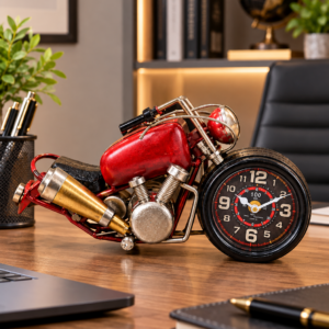 Red Vintage Red Motorcycle Table