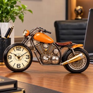 Vintage Orange Motorcycle Table