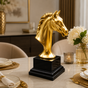 Black Decorative Sculpture