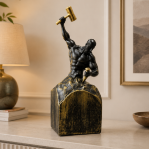 Black Decorative Sculpture
